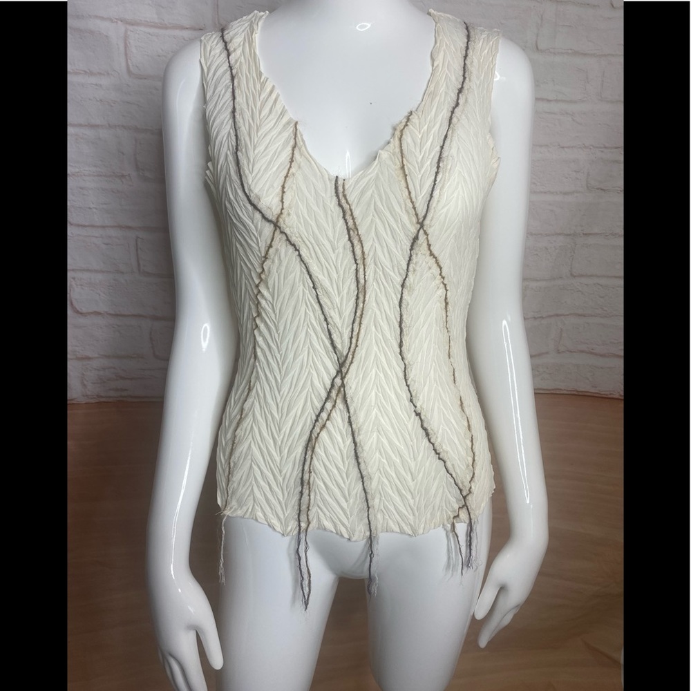 Cache Popcorn Stretch Top Size S - image 1